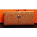 Hermes Dogon Original Leather Wallet H509 Brown Tl2073vX95