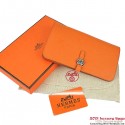 Hermes Dogon Wallet Travel Case H001 Orange Tl2286DO87