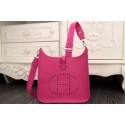 Hermes Evelyne 28cm Messenger Bag Original Leather H1188 Rose Tl1305Lp50