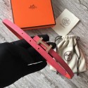 Hermes Focus belt buckle & Reversible leather strap 13 mm H20815 rose Tl3533vX95