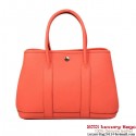 Hermes Garden Party 30CM Bag Calf Leather A1288 Light Red Tl1868dN21