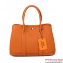 Hermes Garden Party 30CM Bag Calf Leather A1288 Orange Tl1878uU16