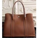 Hermes Garden Party 36cm 30cm Tote Bag Original Leather Brown Tl1046ea89