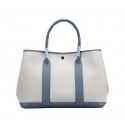 Hermes Garden Party 36cm Tote Bag Canvas SkyBlue Tl1389zS17