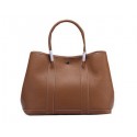 Hermes Garden Party 36cm Tote Bag Grainy Leather Brown Tl1359Fh96