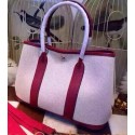 Hermes Garden Party 36cm Tote Bags Canvas HGP1927 Burgundy Tl997rJ28