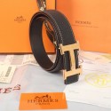 Hermes Imported Belt HR1002B Black Tl3773Bw85