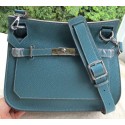 Hermes Jypsiere 31CM Shoulder Bag Calfskin Leather H0880 Blue Tl950fJ40