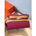 Hermes Kelly 22cm Tote Bag Original Leather KL22 Rose Tl940Lp50