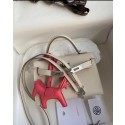 Hermes Kelly 28cm Shoulder Bags Epsom Leather KL28 Cream Tl439tg76