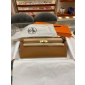 Hermes Kelly 31cm Clutch Original Epsom Leather KL31 Brown Tl395FA31