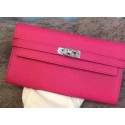 Hermes Kelly Wallet Epsom Leather H009 Rose Tl2091qM91