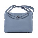 Hermes Lindy 30CM Grainy Leather Shoulder Bag H6207 Dark Grey Tl1555fw56