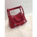 Hermes Lindy 30CM Original Leather Shoulder Bag HLD30 Burgundy Tl1248Pf97