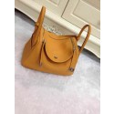 Hermes Lindy 30CM Original Leather Shoulder Bag HLD30 Wheat Tl1250Jz48