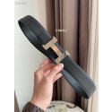 Hermes original belt buckle & Reversible leather strap 38 mm H06773 Tl3453Tk78