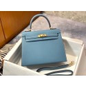 Hermes Original Epsom Leather KEL2578 blue Tl356DS71
