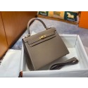 Hermes Original Epsom Leather KEL2578 grey Tl350yx89