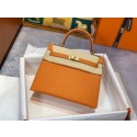 Hermes Original Epsom Leather KEL2578 orange Tl351rd58