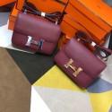 Hermes Original Espom Leather Constance Bag 5333 claret Tl287TL77