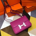 Hermes Original Espom Leather Constance Bag 5333 rose Tl275dV68