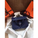 Hermes Original Halzan mini bag H069523 blue Tl722XW58