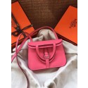 Hermes Original Halzan mini bag H069523 rose azalee Tl721DS71