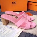 Hermes Sandals Togo Leather HO0471 Pink Tl3406xa43