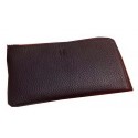 Hermes Zipper Wallet Grainy Leather HA309 Black Tl2162xh67