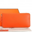 Hermes Zipper Wallet Original Saffiano Leather A309 Orange Tl2246JD63