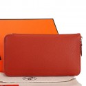 Hermes Zipper Wallet Original Saffiano Leather A309 Red Tl2244EB28