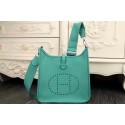 High Quality Hermes Evelyne 28cm Messenger Bag Original Leather H1188 Light Green Tl1306pR54
