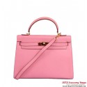 High Quality Hermes Kelly 32cm Top Handle Bag Pink Togo Leather Gold Tl1912BH97