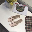 High Quality Hermes lady leather fashion Slipper HO808HMJ apricot Tl3372BH97