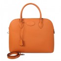 Hot Hermes Bolide 37CM Tote Bags Calf Leather Orange Tl1814io40