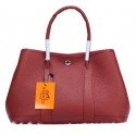 Hot Hermes Garden Party 30cm Tote Bags Grainy Leather Burgundy Tl1350cT87