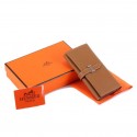 Imitation Hermes Bearn Japonaise Tri-Fold Wallet A308 Coffee Tl2337SU58