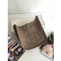 Imitation Hermes Evelyne 30cm Messenger Bag E3301 Grey Tl914lH78