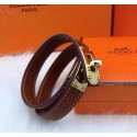 Imitation Hermes Genuine Leather Bracelet HM0013C Tl2620SU34