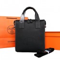 Imitation Hermes Original Calf Leather Tote Bag M86682 Black Tl1725EY79