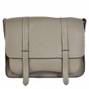 Imitation Hermes Steve 32CM Mens Bag Clemence Grey Tl1972SU58