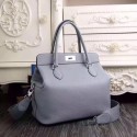 Knockoff Best Hermes Toolbox Togo Bag Original Leather 3259 Light Blue Tl806sm35