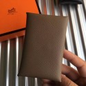 Knockoff Hermes Bastia Epsom card case H0369 Khaki Tl2026Ez66