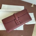 Knockoff Hermes Original Espom Leather Clutch 37088 claret Tl242fY84