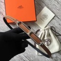 Knockoff Hermes Roulis belt buckle & Reversible leather strap 13 mm H065539 brown Tl3486Ez66