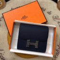Luxury Hermes Constance Wallets espom leather H2297 Royal Blue Wallets Tl2049kp43