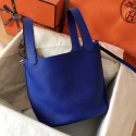 Luxury Replica Hermes Picotin Lock PM Bags Original Leather H8688 electric blue Tl670vv50