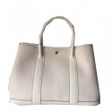 New Hermes Garden Party 36CM Bag Canvas Leather H11M OffWhite Tl1507Uf80