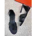 New Hermes lady leather Sandals HO844OMF-4 Tl3332Uf80