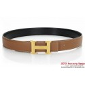 Replica AAA Hermes 43mm Calf Leather Belt HB108-7 Tl3910of41